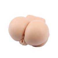 Мастурбатор полуторс с вибрацией киберкожа Chisa Man Q Tori's Plump Ass With Vag, телесный
