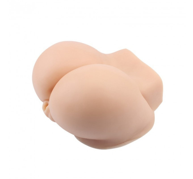 Мастурбатор полуторс с вибрацией киберкожа Chisa Man Q Tori's Plump Ass With Vag, телесный