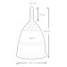 Менструальные чаши Mae B Intimate Health 2 Large Menstrual Cups
