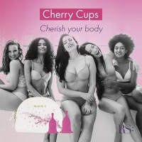 Менструальные чаши Rianne S Femcare Cherry Cup 2 шт, в косметичке, розовые