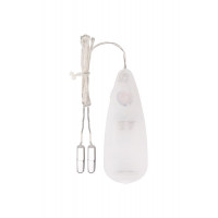 Мини-вибропули CHISA Hi-Basic Mini Twins Bullets на проводном пультом, серебристые