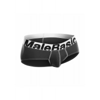 Мужские трусы MaleBasics Microfiber Brief из микрофибры, серые, S