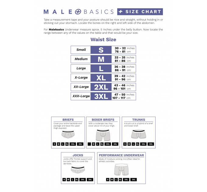 Мужские трусы MaleBasics Microfiber Brief из микрофибры, серые, S