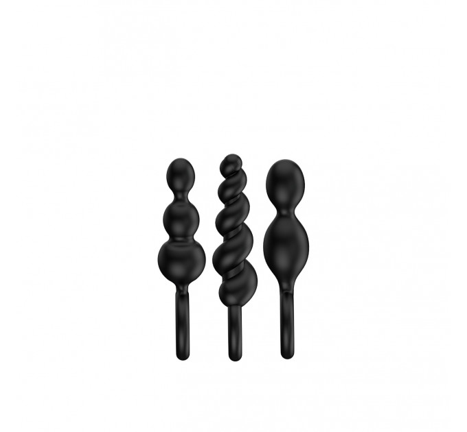 Набор анальных цепочек Satisfyer Booty Call set of 3 Black