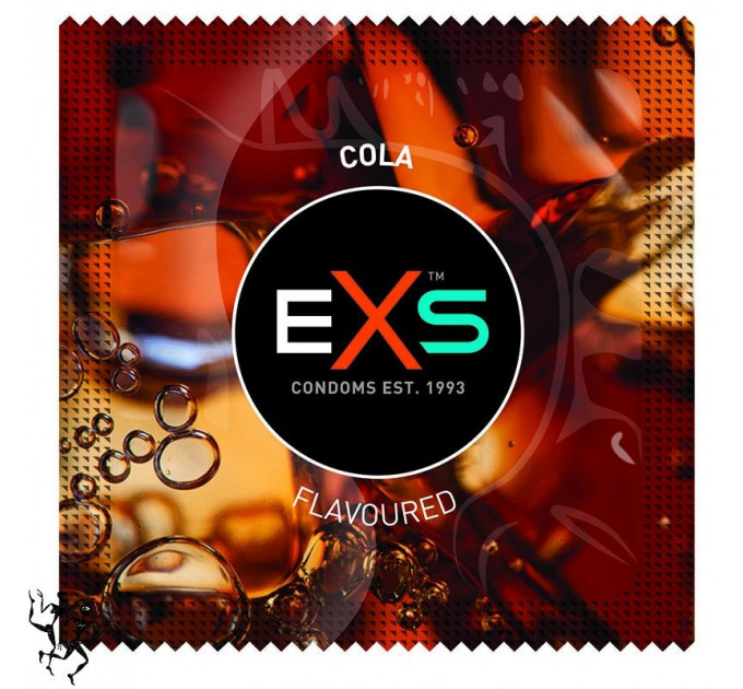 Набір ароматизованих презервативів EXS Flavoured Cola зі смаком коли (ціна за 10 шт.)