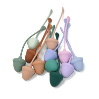 Набір вагінальних кульок Sweet Em, 4 шт з різною вагою, зелені, 2.8 х 14.5 см