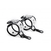 Наручники DS Fetish Wrist restraints transparent