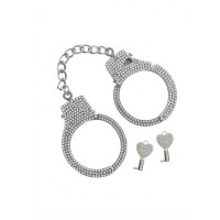 Наручники с камнями Diamond Wrist Cuffs Silver Taboom