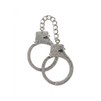 Наручники с камнями Diamond Wrist Cuffs Silver Taboom