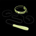 Нашийник із затискачами для сосків люмінесцентний Whipsmart Glow In The Dark, зелений