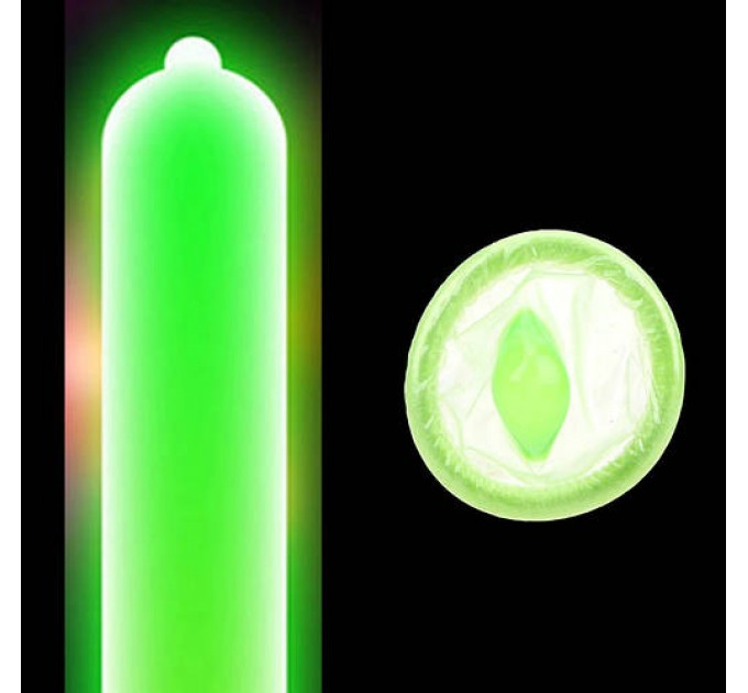 Презервативы флуоринсцентные ONE Glowing Pleasures (цена за упаковку, 3 шт)