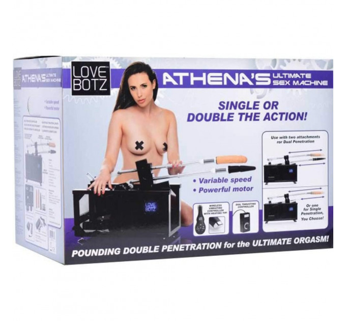 Секс машина Love Botz Athena's Ultimate с двойным проникновением и функцией нагрева