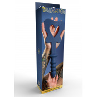 Силіконова шльопанка з тримачем у вигляді анальної пробки Taboom Silicone Supreme, синій