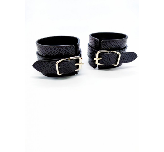 Система фиксации DS Fetish Ankle and hand cuff black