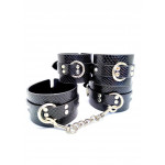 Система фиксации DS Fetish Ankle and hand cuff black