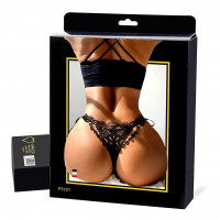 Трусики с гипюром сзади Star Night с бантиками по бокам, белые, S