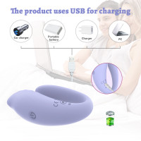 Вібратор для пар Every Night Toys Cosima з дистанційним керуванням, лавандовий, 10 режимів