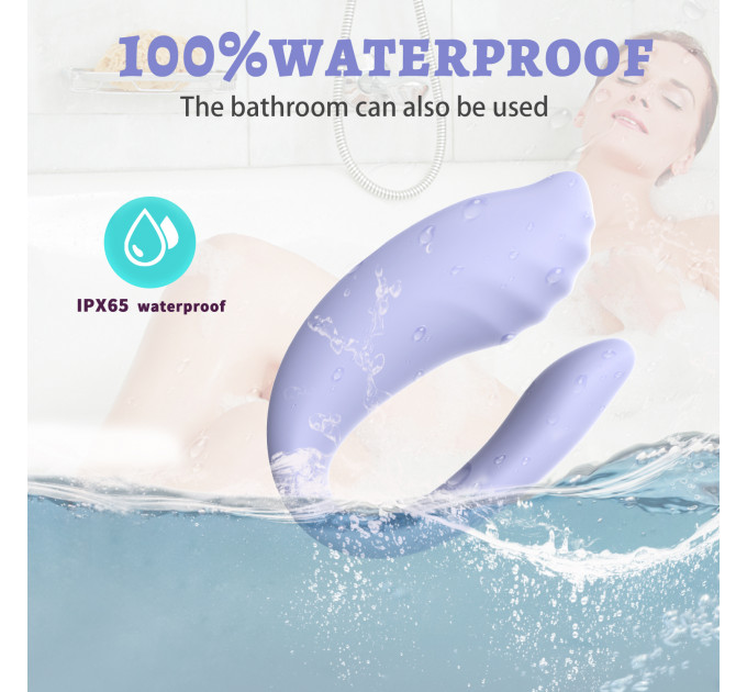 Вібратор для пар Every Night Toys Cosima з дистанційним керуванням, лавандовий, 10 режимів