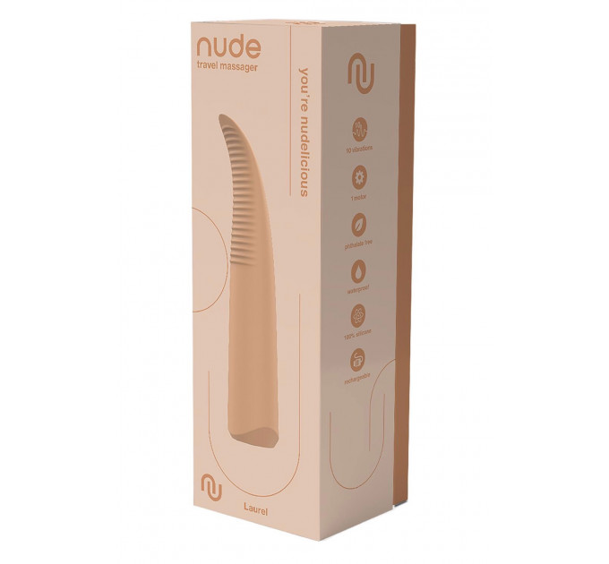 Вибратор для точечной стимуляции Dream Toys Nude Laurel, бежевый