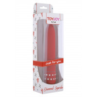 Вібратор для точки G Diamond Superbe Vibe червоний Toy Joy