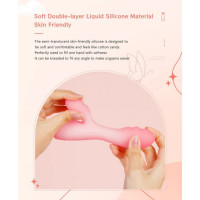 Вибратор двойной BeYourLover Cloud JOY 10 режимов вибрации, розовый