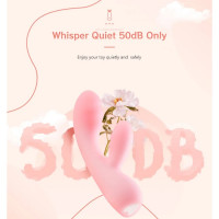 Вібратор подвійний BeYourLover Cloud JOY 10 режимів вібрації, рожевий