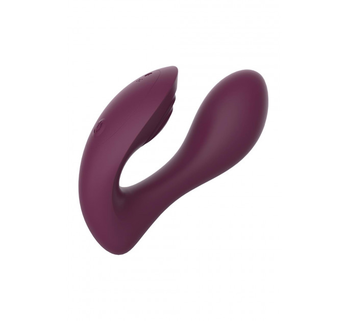 Вибратор двойной стимуляцией с пультом управления Dream Toys Essentials Ultra Dual Vibe, фиолетовый