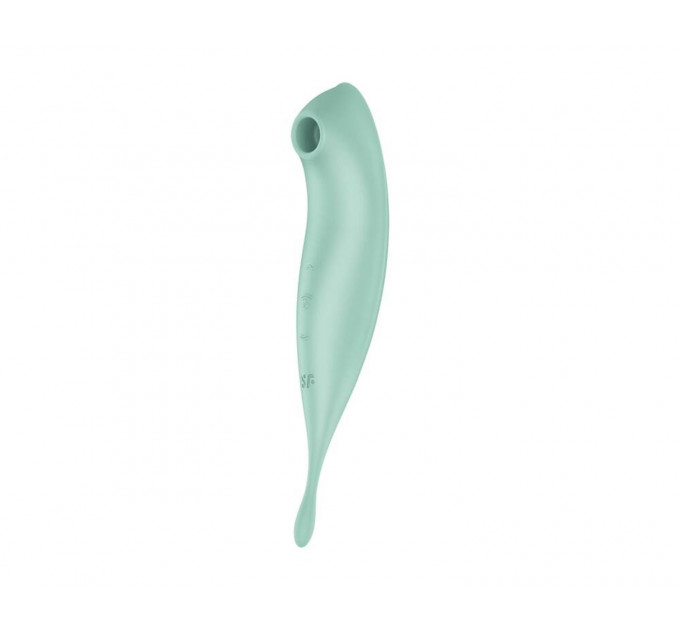 Вибратор с волновой стимуляцией Satisfyer Twirling Pro с приложением, мятный