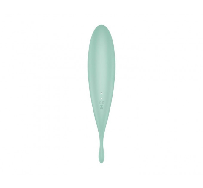 Вибратор с волновой стимуляцией Satisfyer Twirling Pro с приложением, мятный