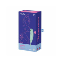 Вибратор с волновой стимуляцией Satisfyer Twirling Pro с приложением, мятный