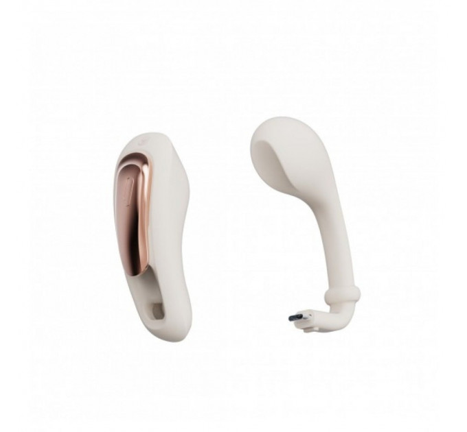 Вибратор в трусики с пультом управления Qingnan No.6 Wireless Control Beige белый