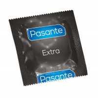 Презервативы утолщенные Pasante Extra с дополнительным лубрикантом (цена за упаковку, 144 шт.)