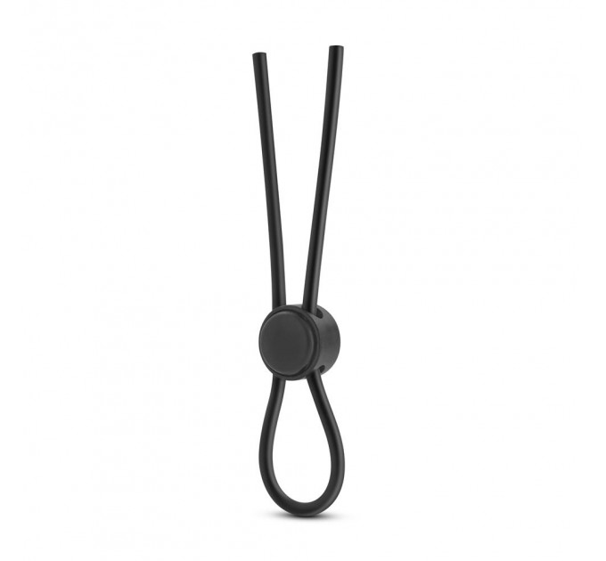 Регулируемое эрекционное кольцо STAY HARD SILICONE LOOP BLACK