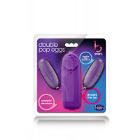 Віброяйце подвійне Blush B yours double pop eggs plum, фіолетовий
