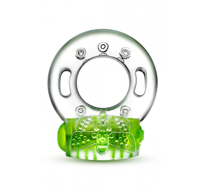 Эрекционное виброкольцо PLAY WITH ME AROUSER VIBRATING C-RING GREEN