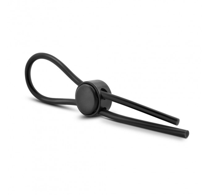 Регулируемое эрекционное кольцо STAY HARD SILICONE LOOP BLACK
