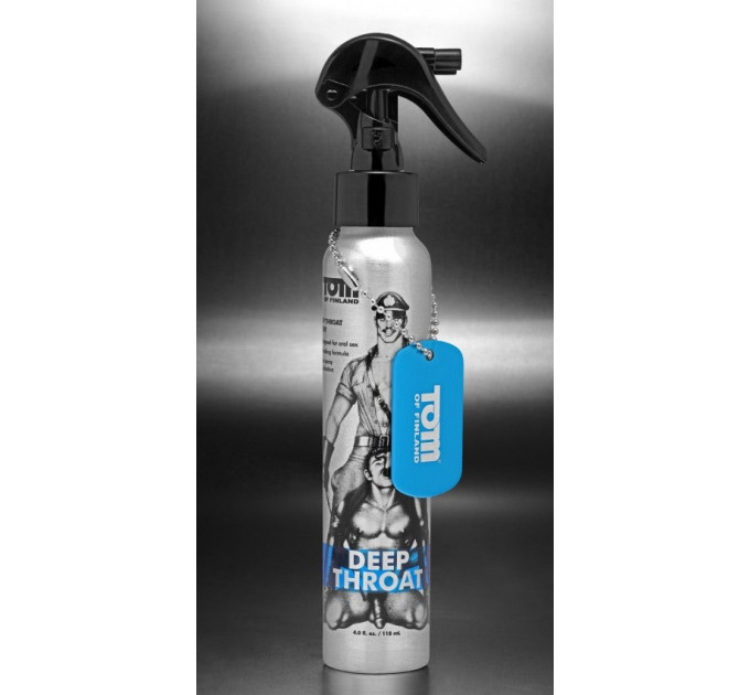 Спрей для орального секса Tom of Finland Deep Throat, 118 мл