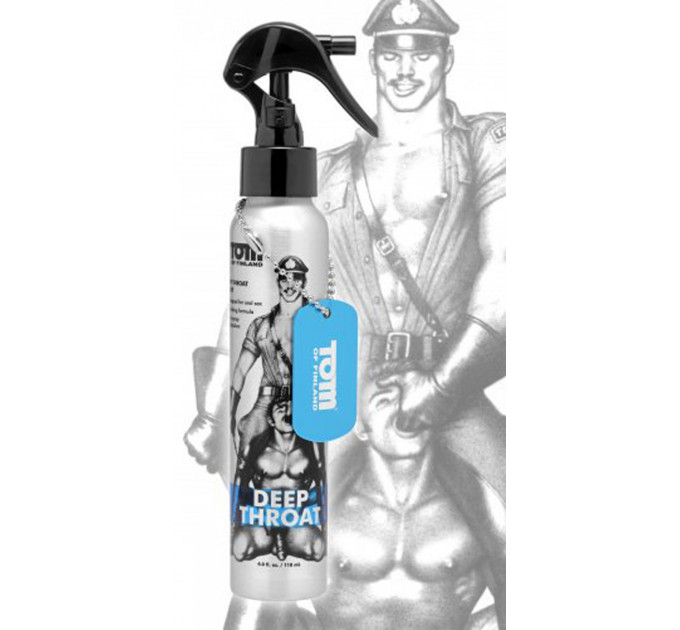 Спрей для орального сексу Tom of Finland Deep Throat, 118 мл