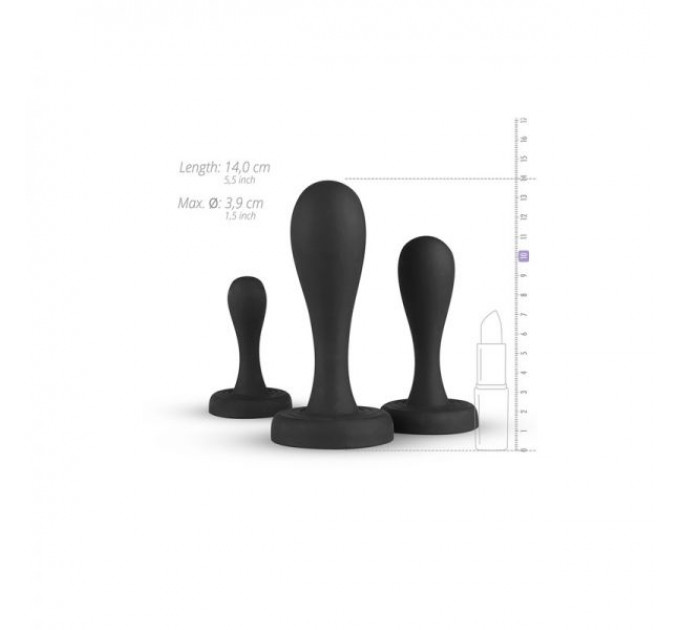 Набор анальных пробок BUTTR Butt Kickers Butt Plug Training Set