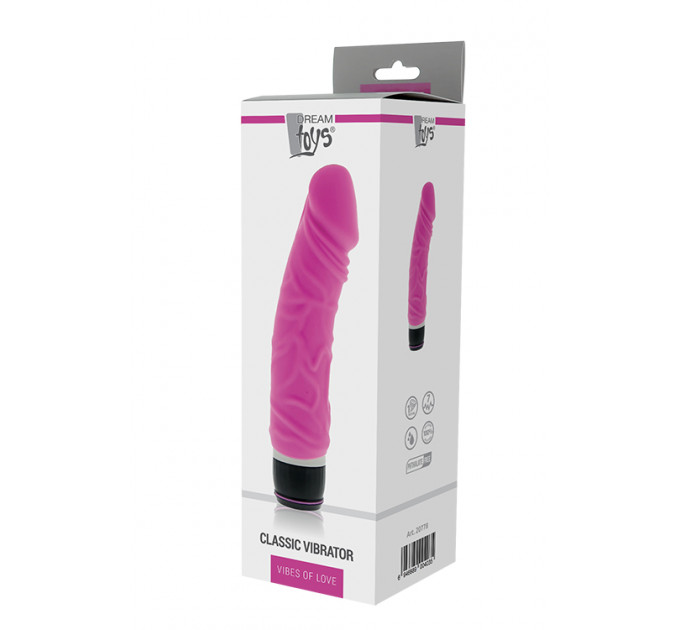 Вибромассажер PURRFECT SILICONE CLASSIC 6.5INCH, PINK