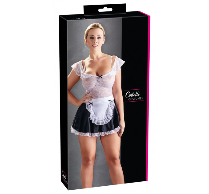 Костюм покоївки Cottelli Collection Maid's Dress 2 предмети, M