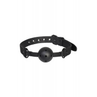 Кляп с шариком Dream toys BLAZE Luxury Fetish черный
