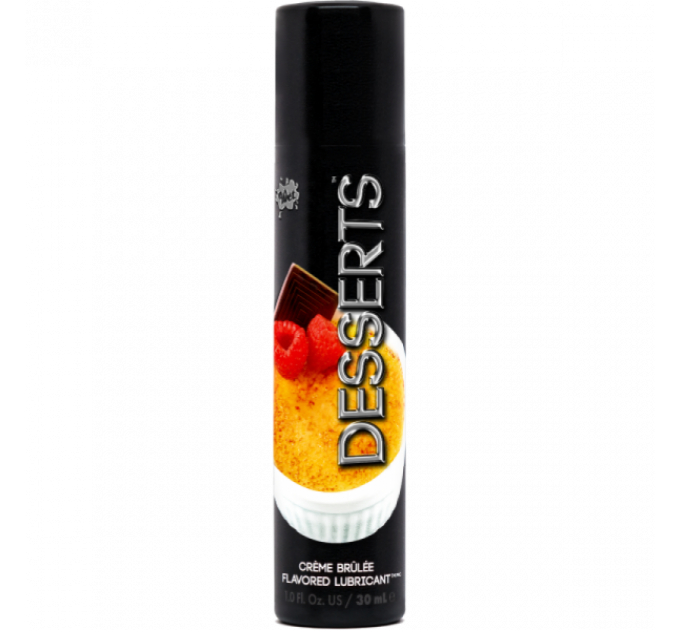 Съедобный лубрикант WET Desserts Crème Brulee (Крем-брюле), 30 мл