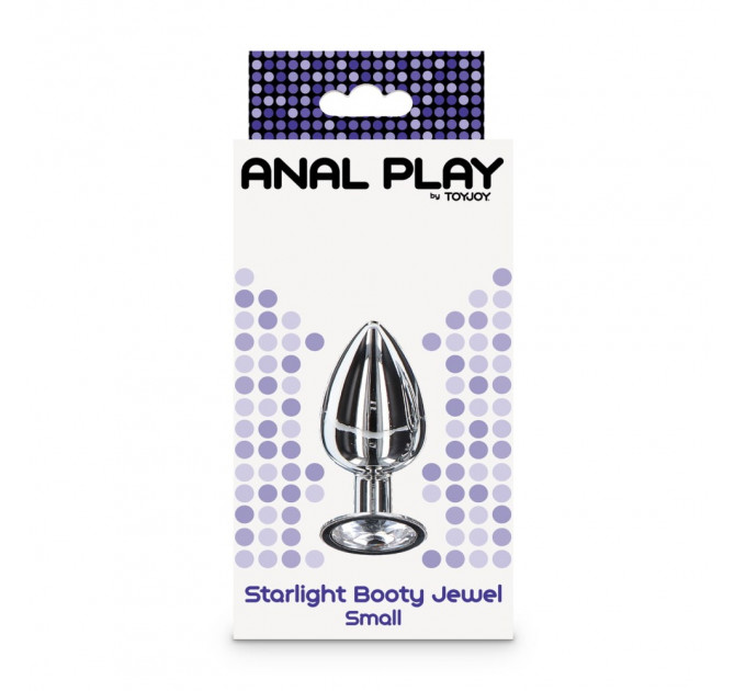 Анальная пробка маленькая металлическая Starlight Booty Jewel Toy Joy