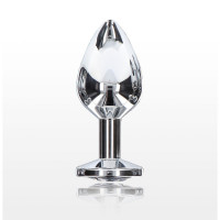 Анальная пробка маленькая металлическая Starlight Booty Jewel Toy Joy