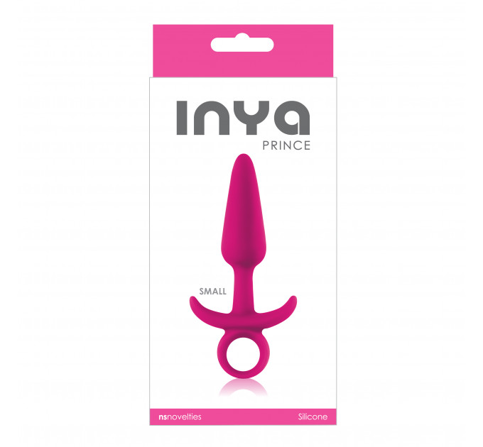 Анальная пробка розовая INYA PRINCE SMALL PINK