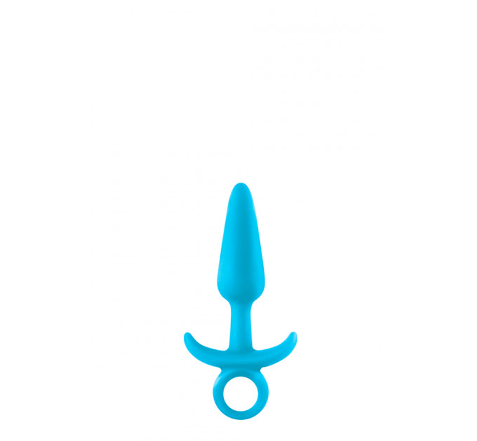 Анальная пробка с кольцом голубая NS Novelties FIREFLY PRINCE SMALL BLUE
