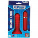 Анальная пробка с вибрацией Dream Toys Menzstuff Ribbed Torpedo, красная