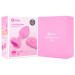 Анальная пробка с вибрацией и пультом управления B-Vibe Vibrating Heart Plug S/M Pink