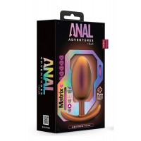 Анальна пробка із зміщеним центром тяжіння Anal Adventure Blush, силіконова, рожеве золото